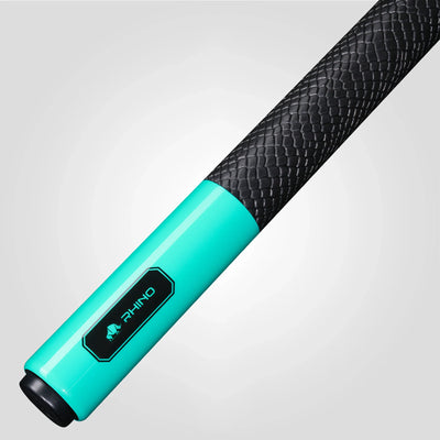 Rhino Luminax Sport Wrap Pool Cue, Tropical Turquoise