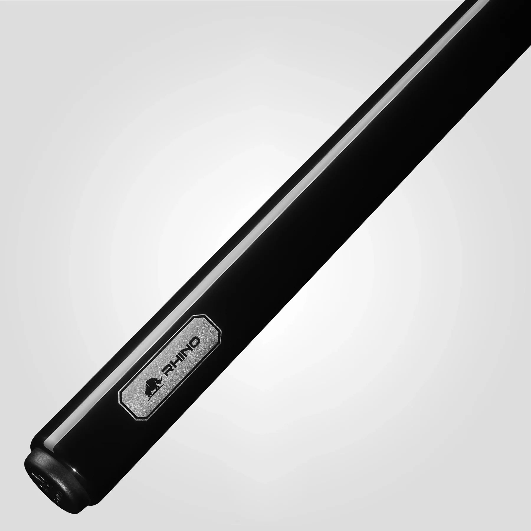 Rhino Luminax Wrapless Pool Cue, Jet Black