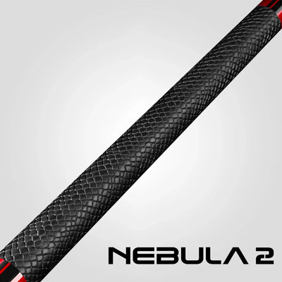 Rhino Nebula 2 Sport Wrap Pool Cue 12.4mm, Crimson Red