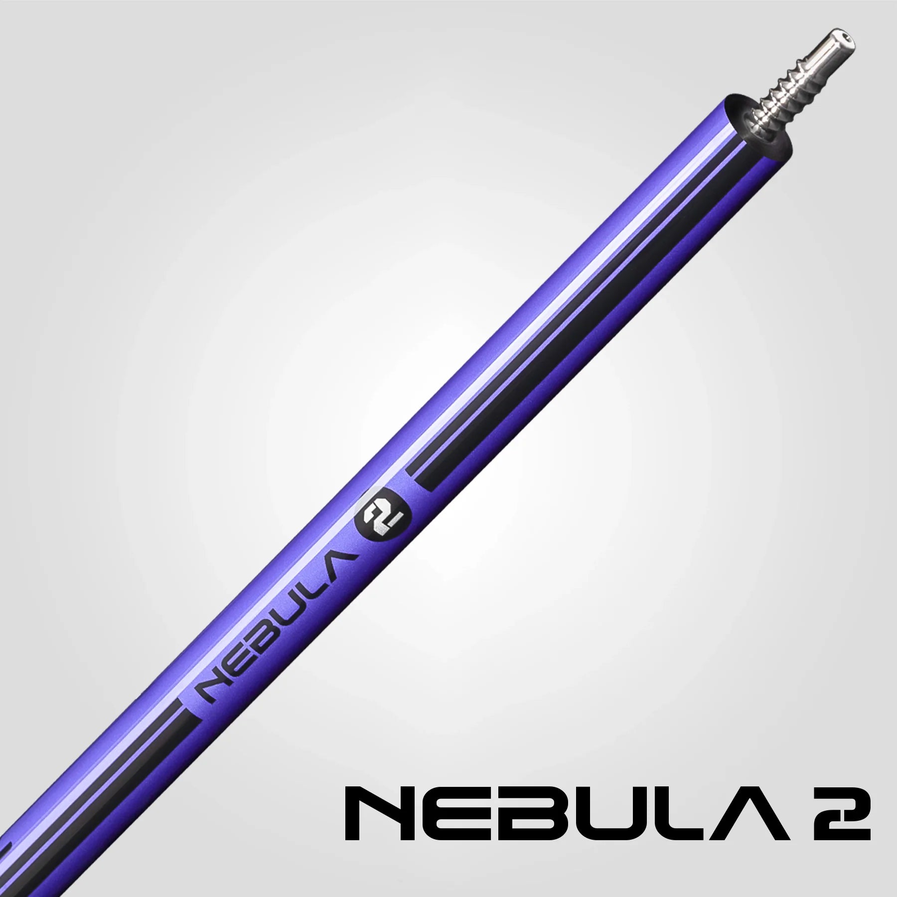 Rhino Nebula 2 Wrapless Pool Cue, Amethyst Purple