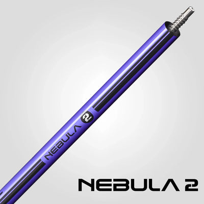 Rhino Nebula 2 Wrapless Pool Cue, Amethyst Purple
