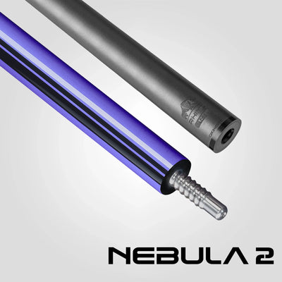 Rhino Nebula 2 Wrapless Pool Cue, Amethyst Purple