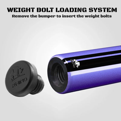 Rhino Nebula 2 Wrapless Pool Cue, Amethyst Purple
