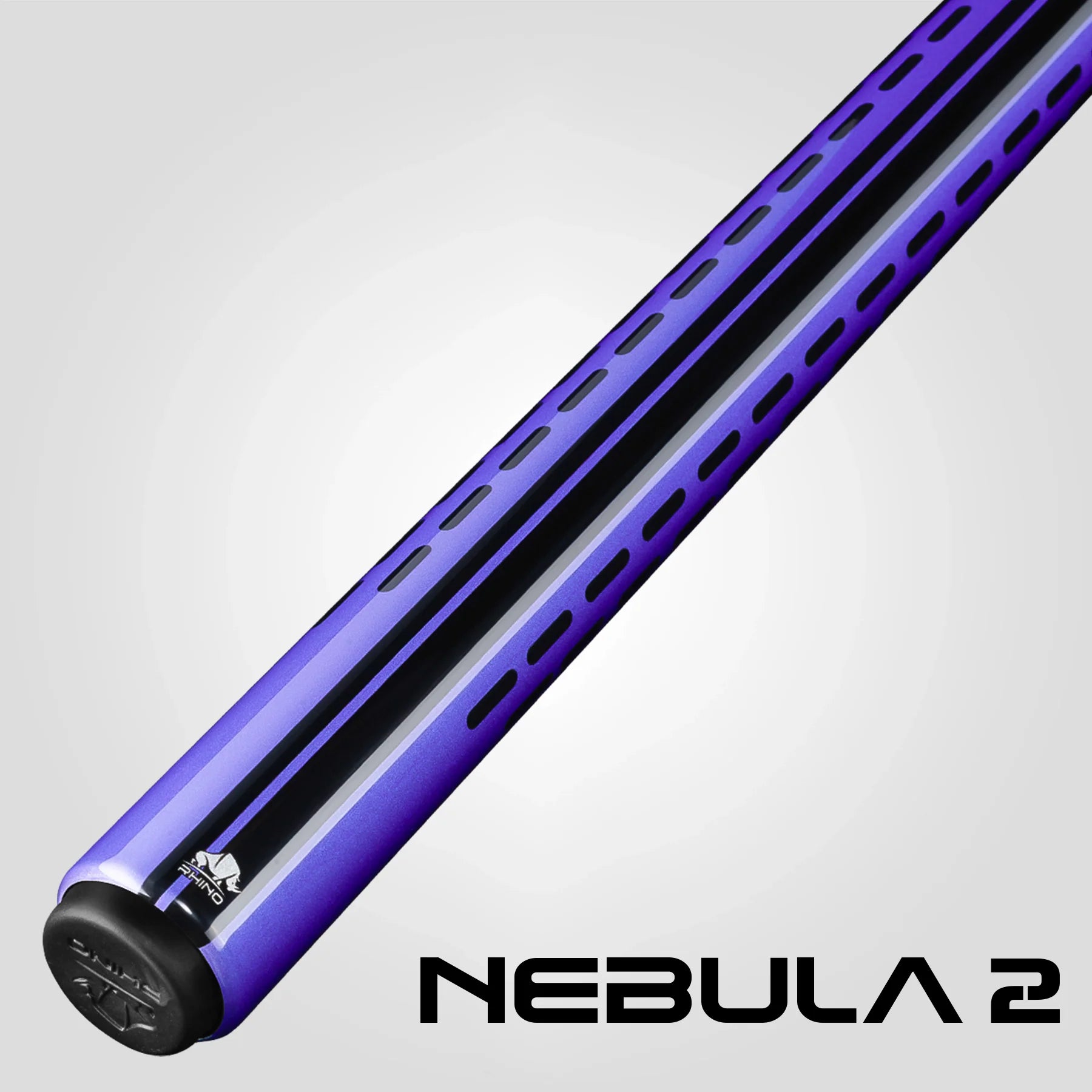 Rhino Nebula 2 Wrapless Pool Cue, Amethyst Purple