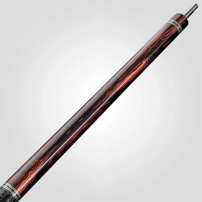 Rhino Retrô Crocodile Embossed Microfiber Leather Wrap Pool Cue, Cocobolo