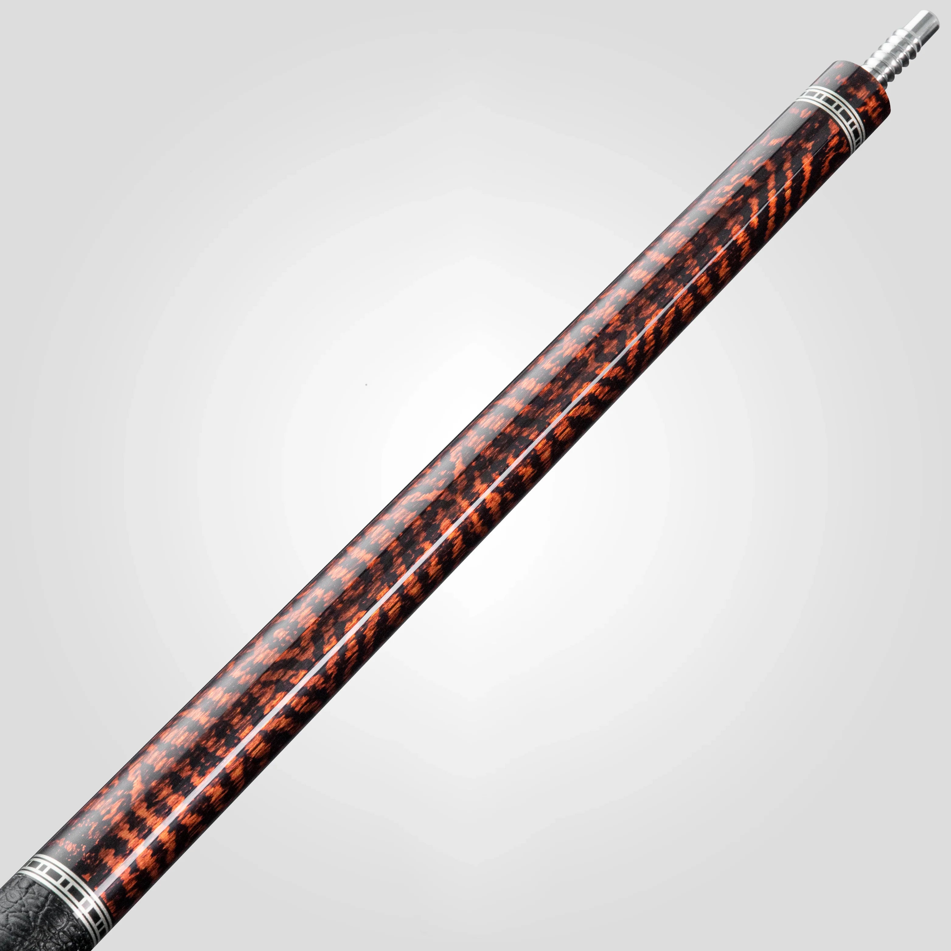 Rhino Retrô Crocodile Embossed Microfiber Leather Wrap Pool Cue, Snake