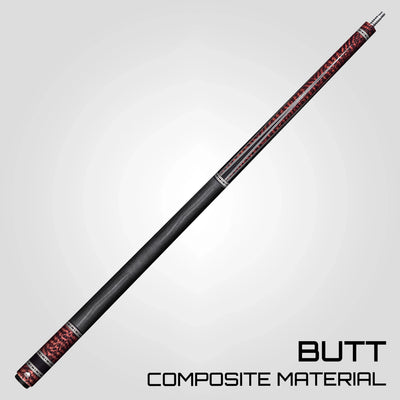Rhino Retrô Lizard Embossed Microfiber Leather Wrap Pool Cue & Point, Snake