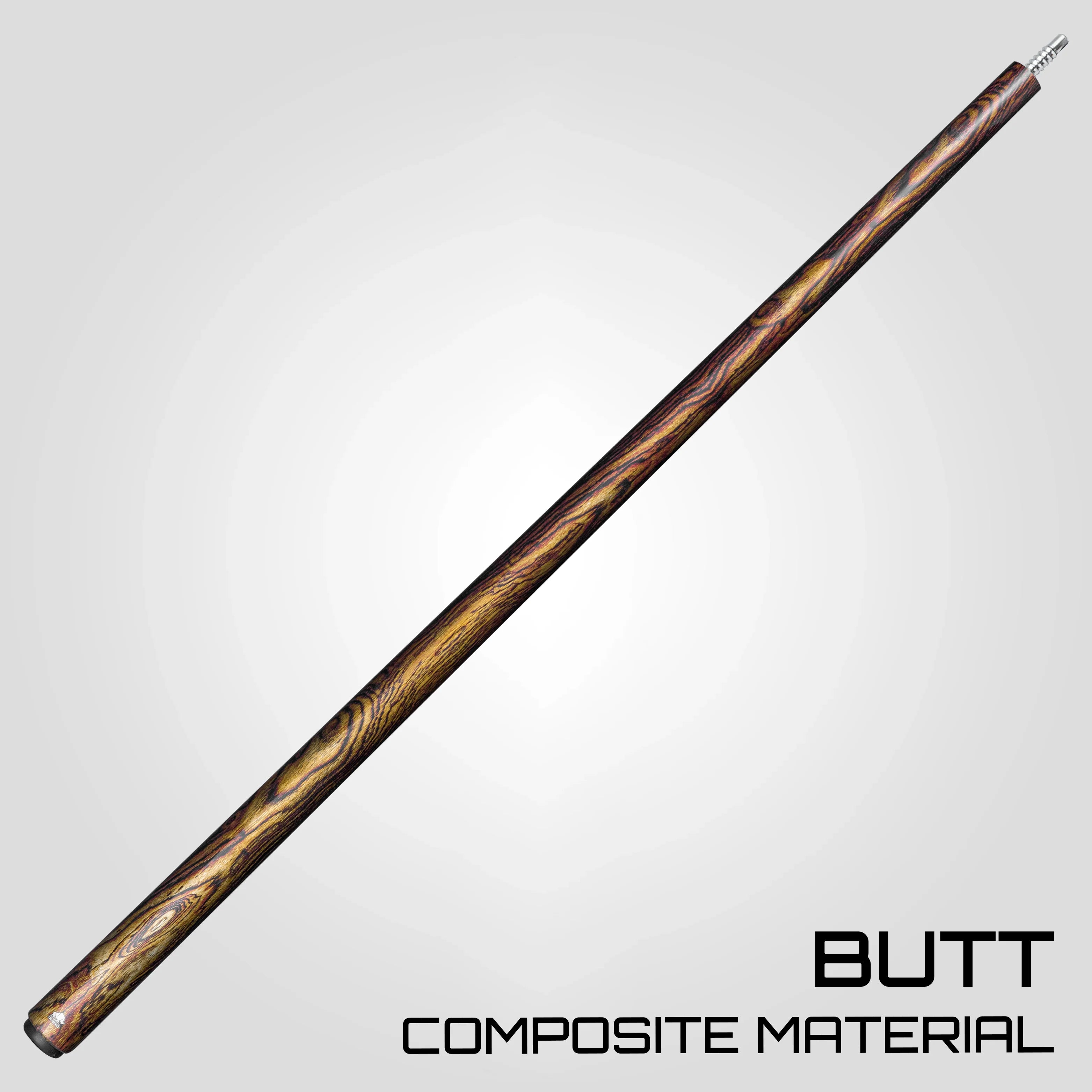 Rhino Retrô Wrapless Pool Cue, Bocote
