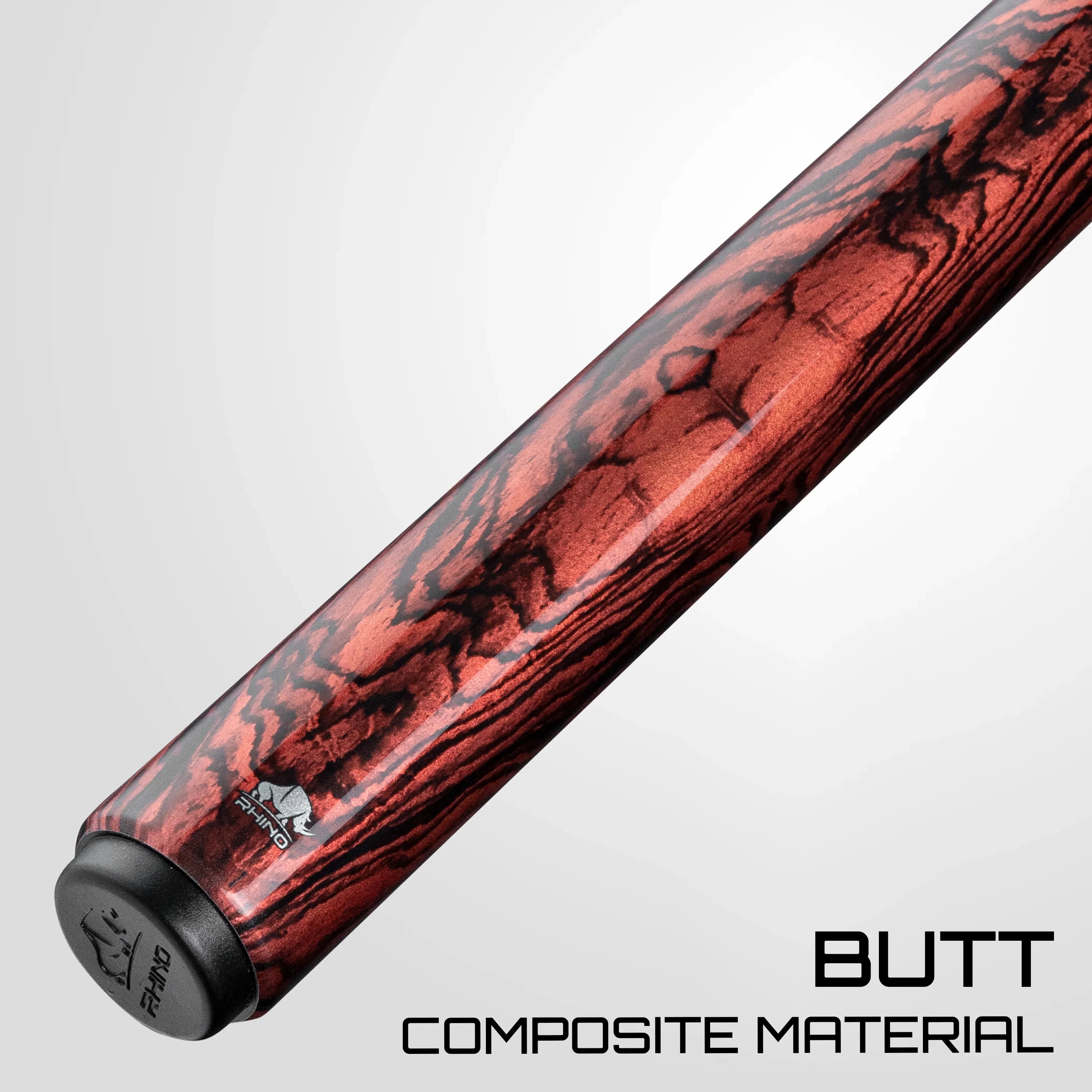 Rhino Retrô Wrapless Pool Cue, Cocobolo