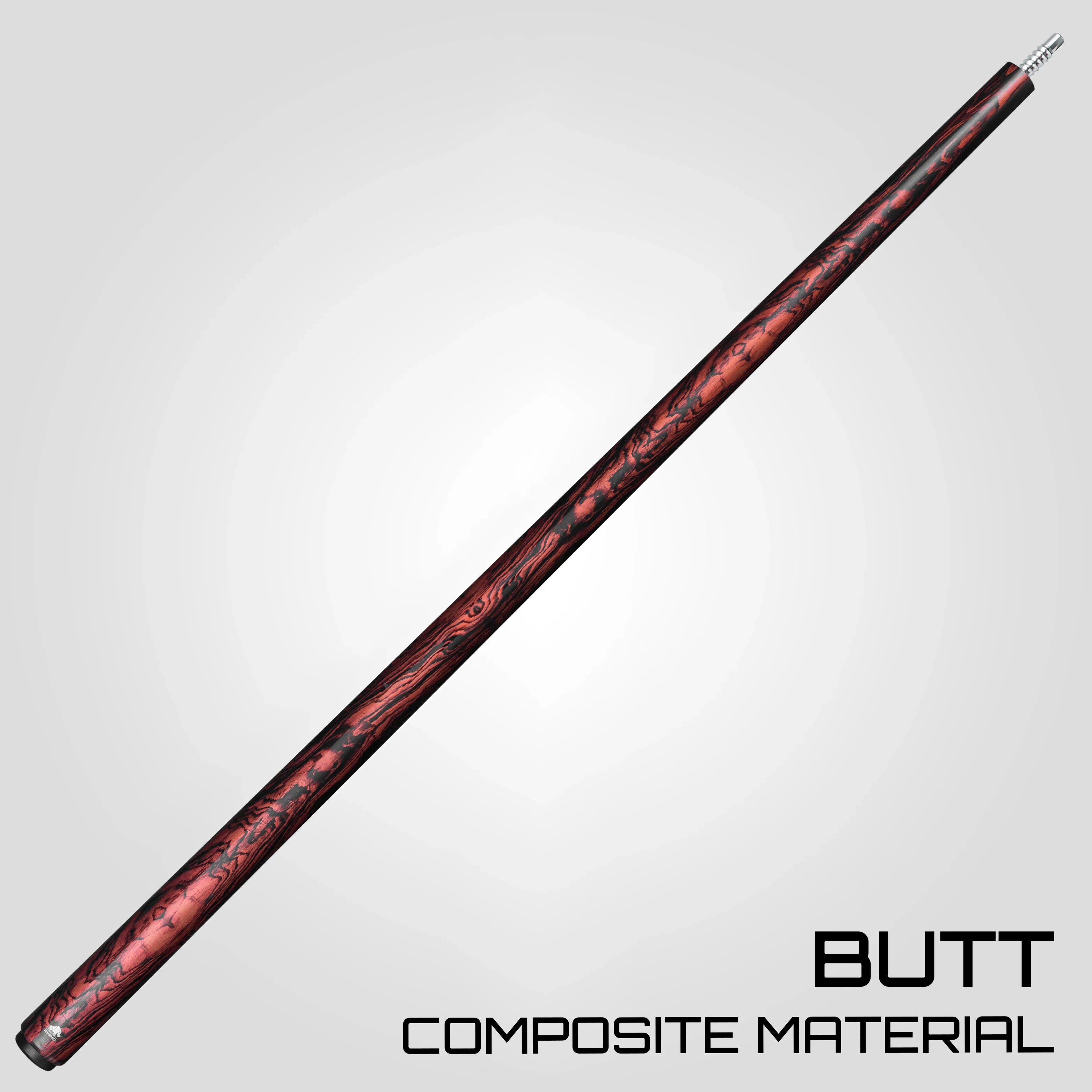 Rhino Retrô Wrapless Pool Cue, Cocobolo