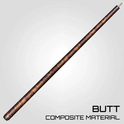 Rhino Retrô Wrapless Pool Cue, Thuya