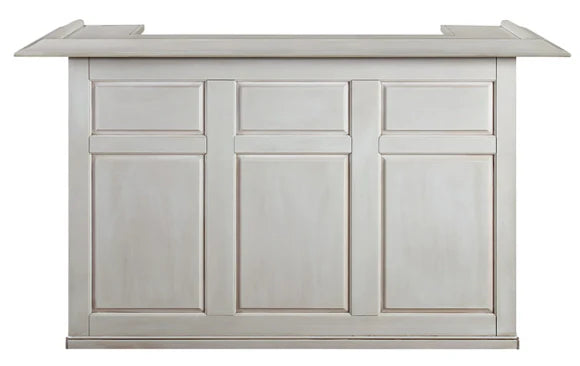 Ram Game Room 72" English Pub Style Bar - Antique White