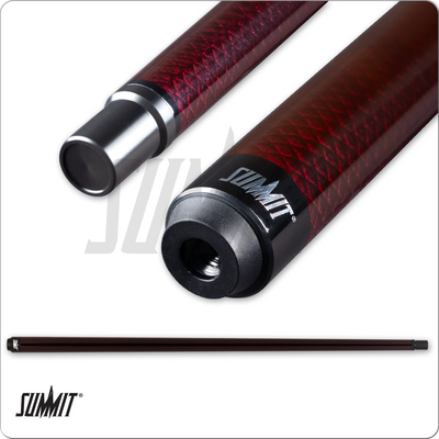Summit - SUML19 - Canne en fibre de carbone rouge