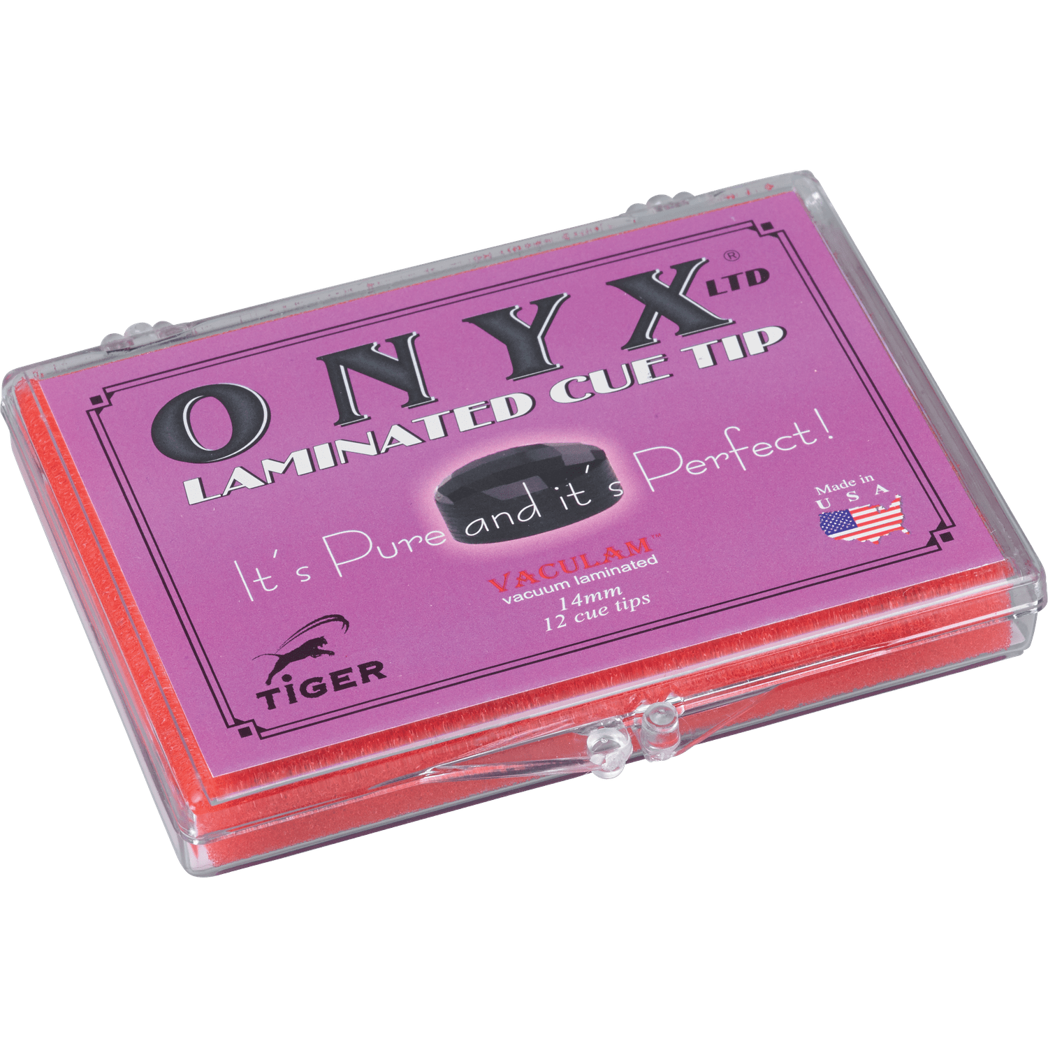 Tiger Onyx QTTON12 Tips - Box of 12