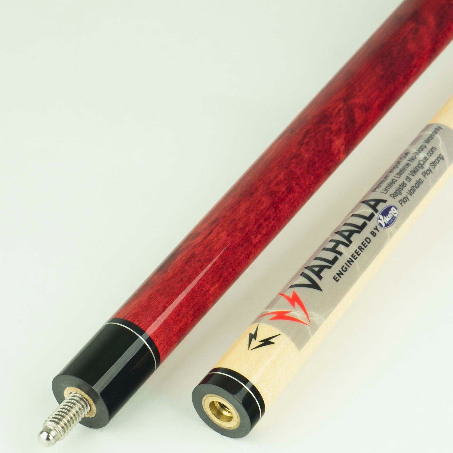 Valhalla by Viking Series 120 VA114 Hard Rock Maple Cue, Red Stain