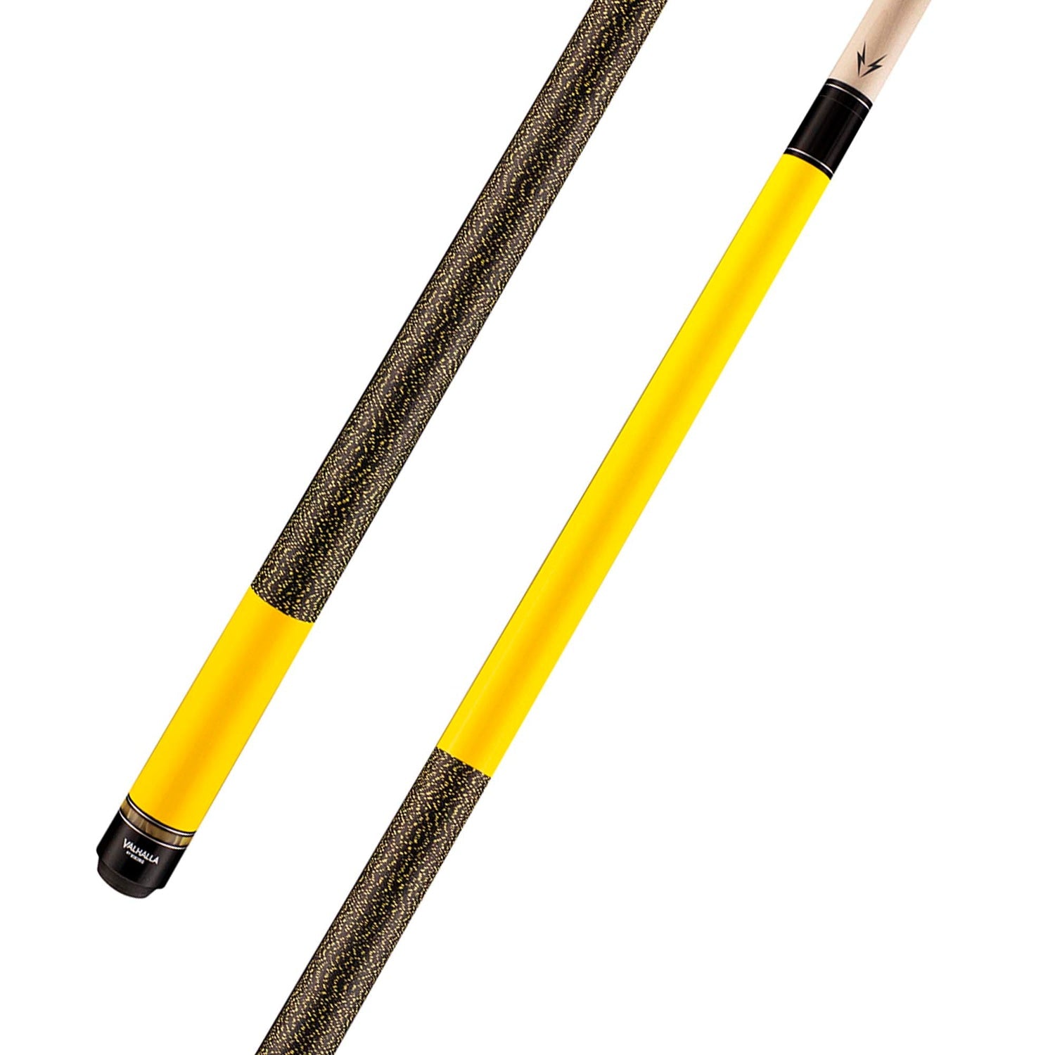 Valhalla by Viking VG027 Hard Rock Maple Cue, Yellow Pearl Paint