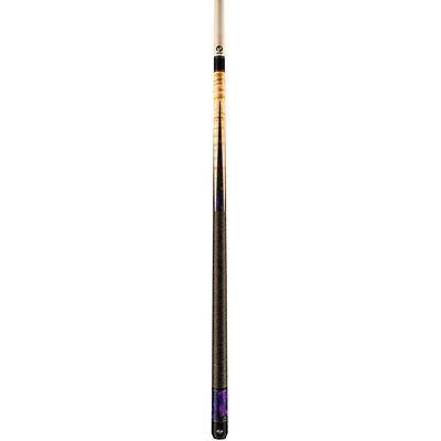 Viking BE0307 4 Blue Dream Pearl Inlays Cue, Khaki Stain