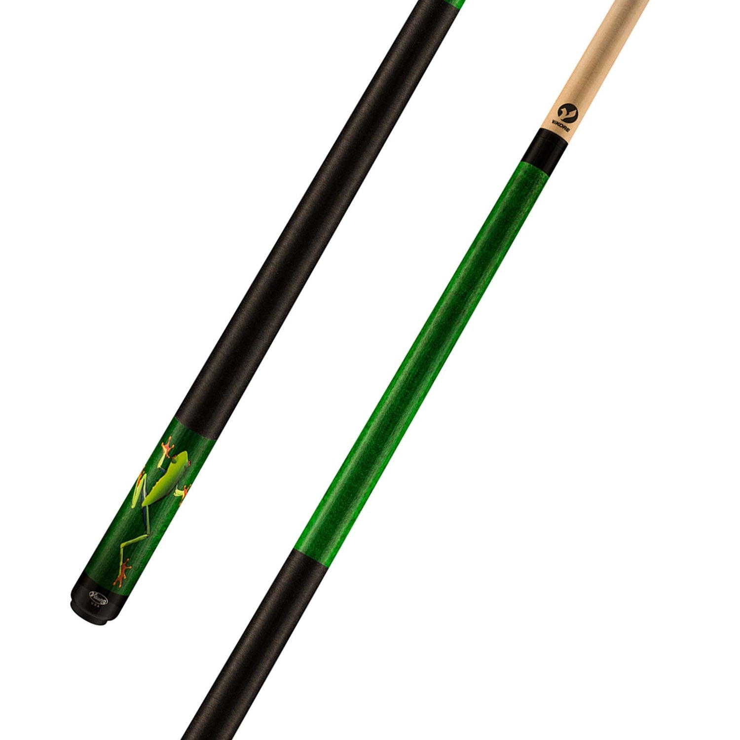 ビリヤード maple leaf Viking Decues DE0203 Northwoods Maple Cue, Frog Decal – Spot On