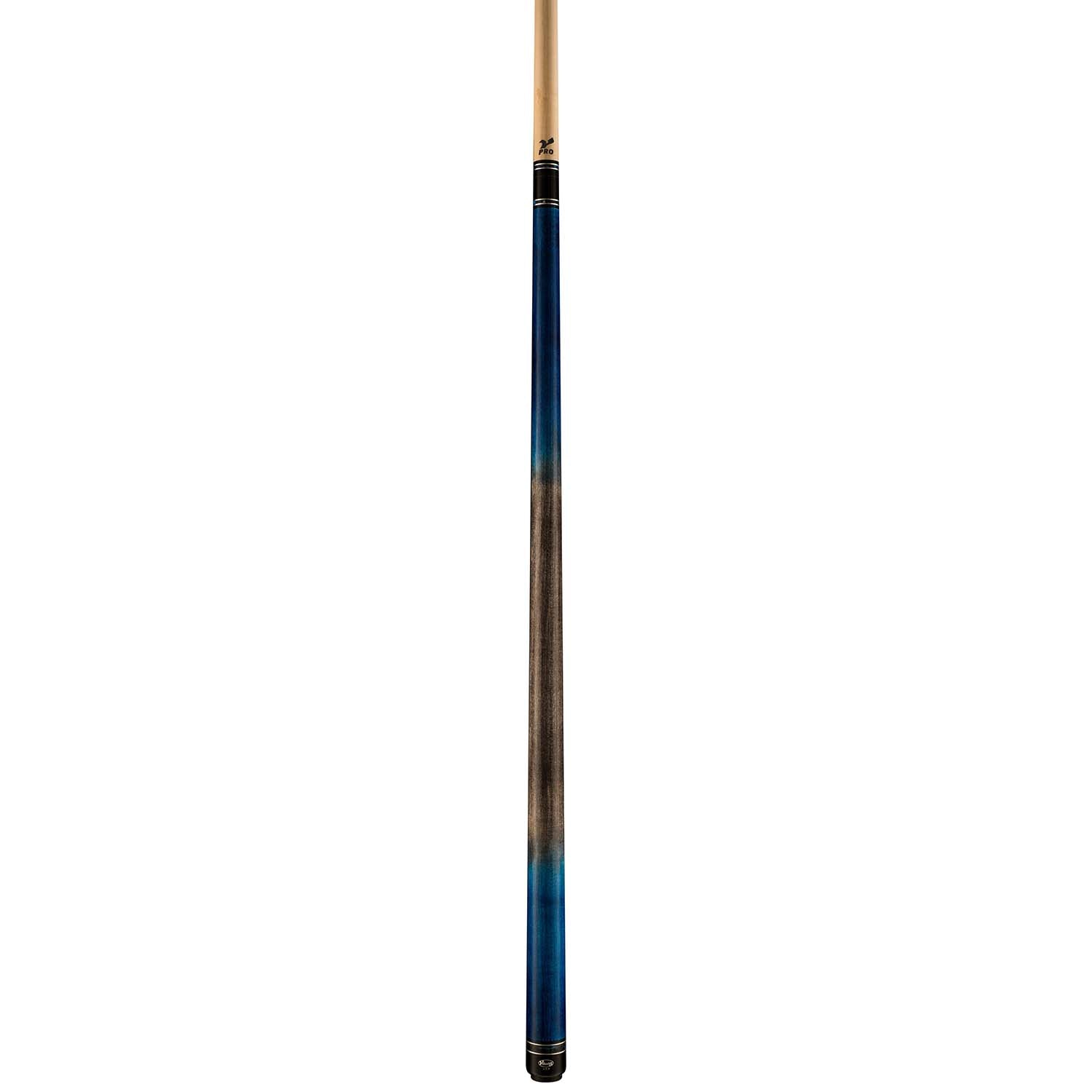 Viking Helix HL0116 Hardrock Maple Cue, Ocean Blue/Smoke Faded Stain