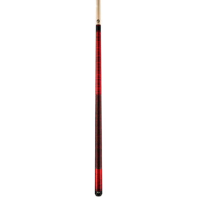 Viking Kayano KY0112 High Grade Curly Maple Cue, Crimson Stain