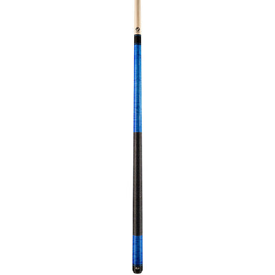 Viking Kayano KY0117 High Grade Curly Maple Cue, Viking Blue Stain