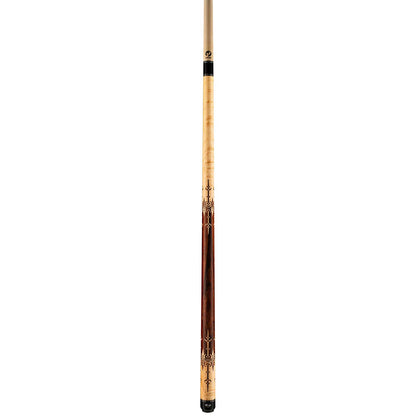 Viking Motore MT0604 East Indian Rosewood and Birdseye Maple Cue, Khaki Stain