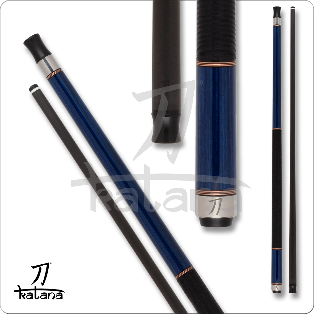 Katana Dragon KAT2502 Cue with Carbon Fiber Shaft - Blue