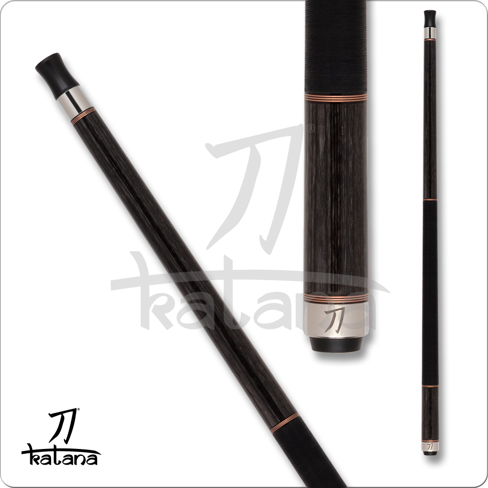 Katana Dragon KAT2503 Cue with Carbon Fiber Shaft - Charcoal