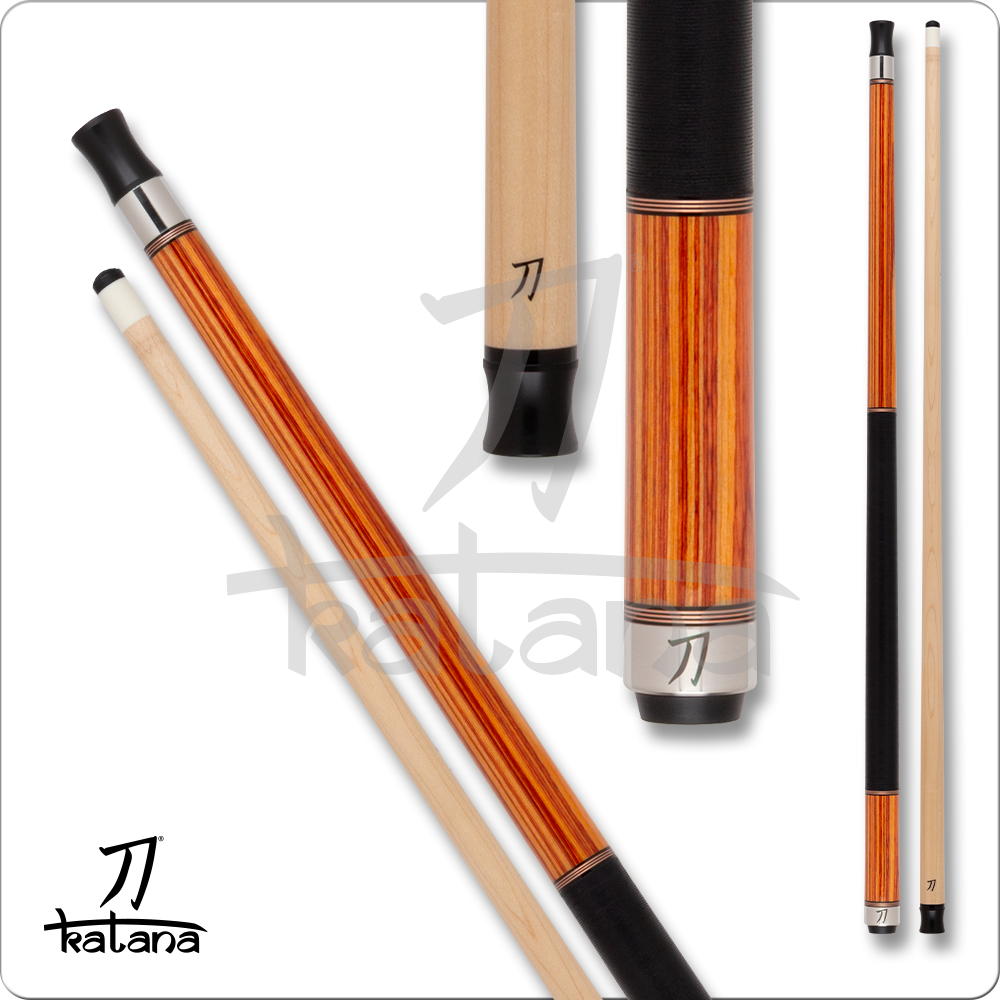 Katana Dragon KAT2506 Cue with Wood Shaft - Sunburst