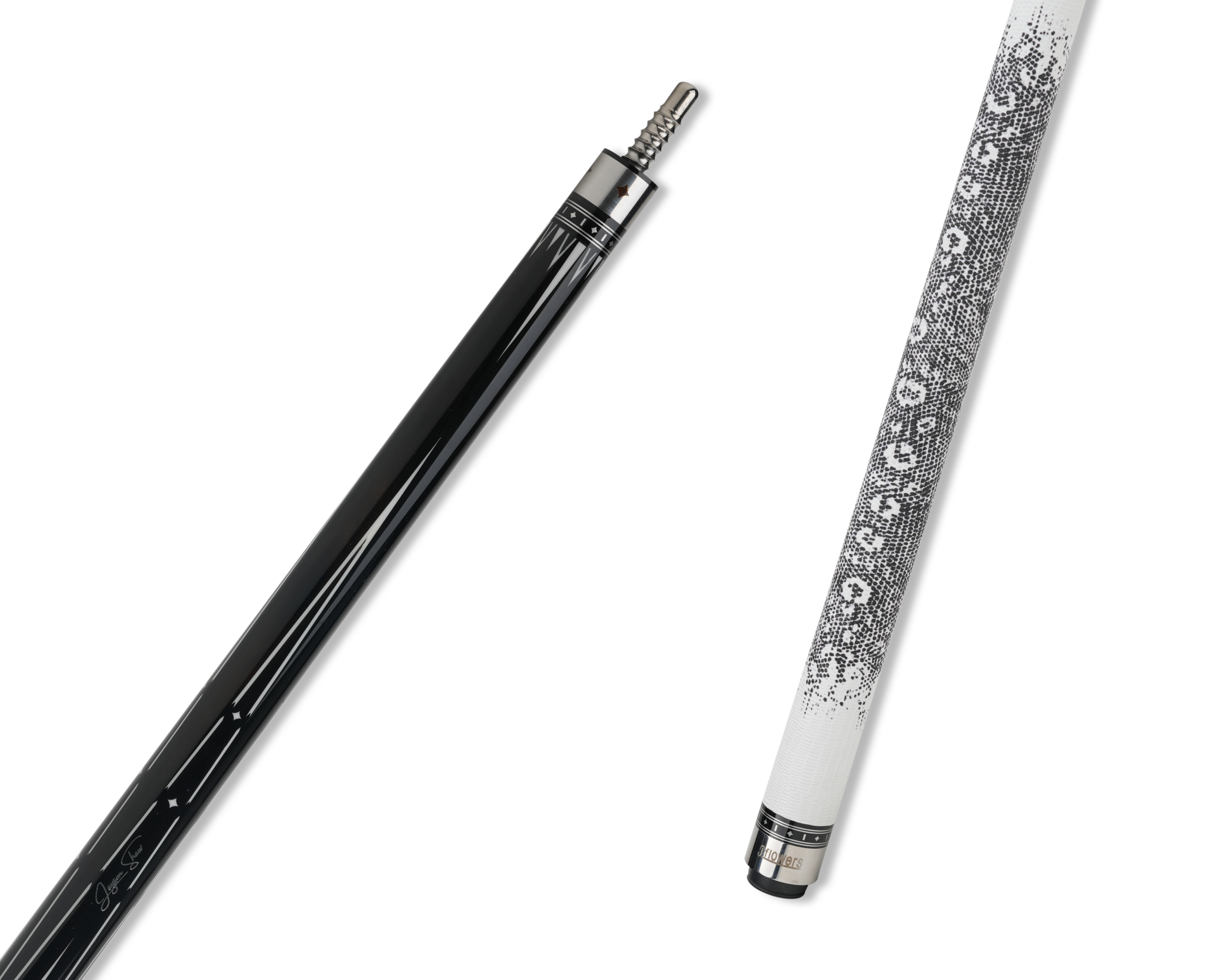 JFlowers MVP - White Lizard Wrap Pool Cue