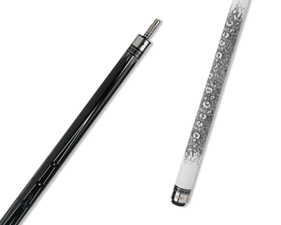 JFlowers MVP - White Lizard Wrap Pool Cue