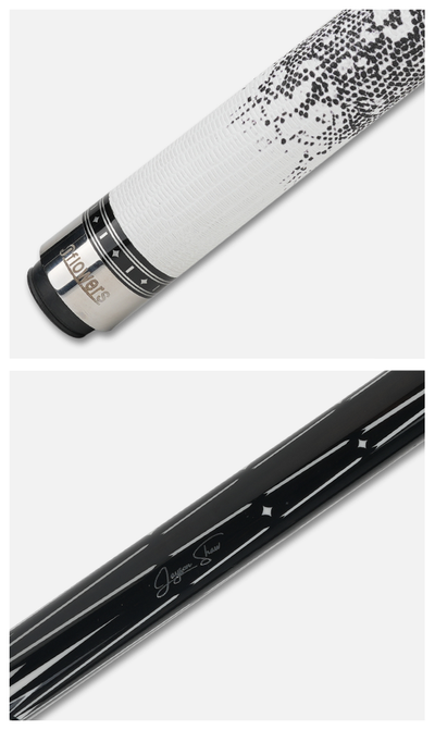 JFlowers MVP - White Lizard Wrap Pool Cue
