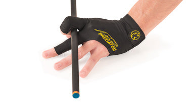 Predator Second Skin Billiard Gloves - Black Yellow