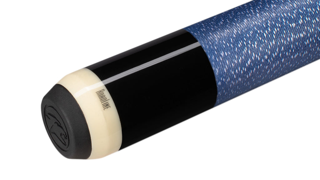Predator 8 Point Sneaky Pete Black/Curly/Blue Points Linen Wrap Pool Cue