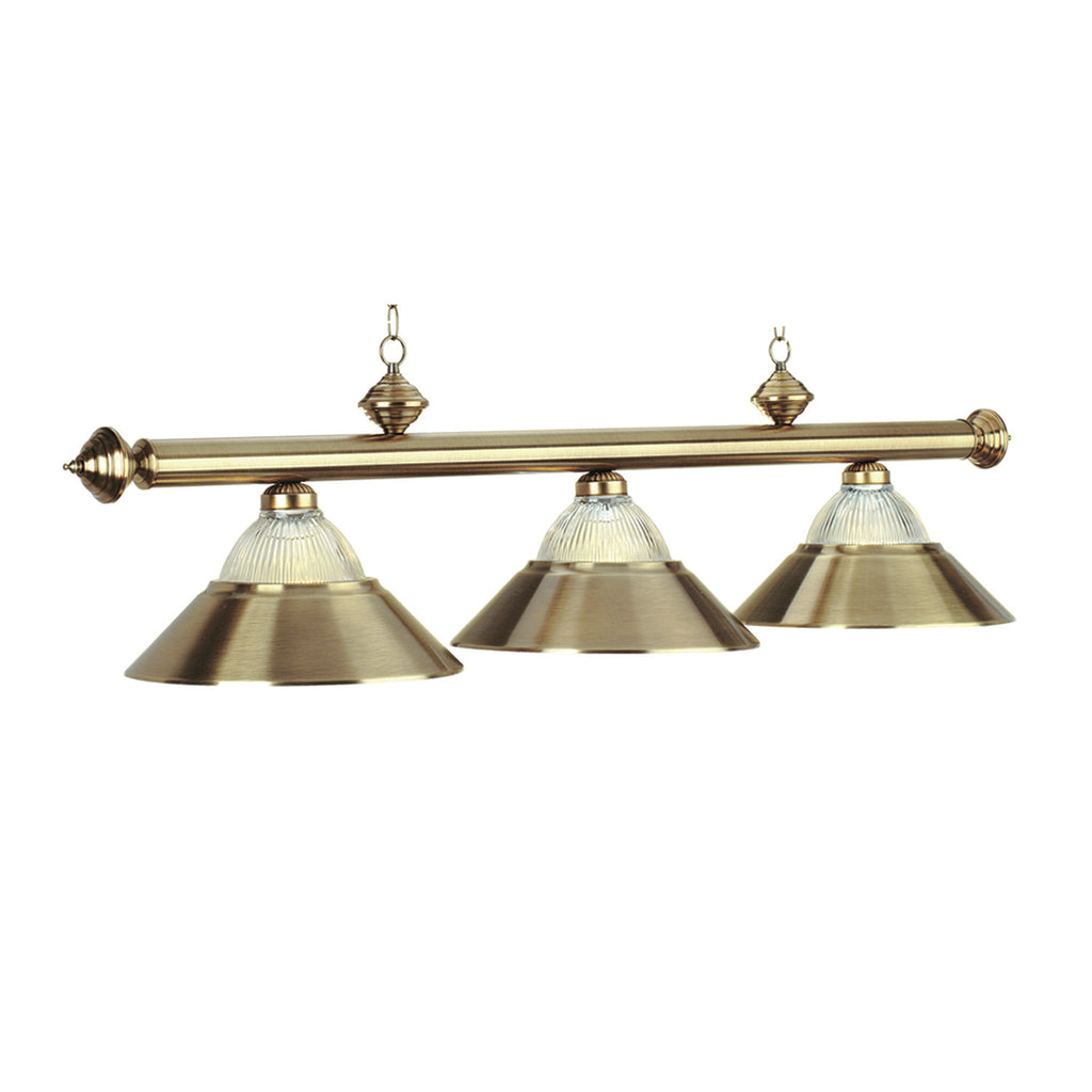 3 LT-54" BILLIARD LIGHT-ANTIQUE BRASS