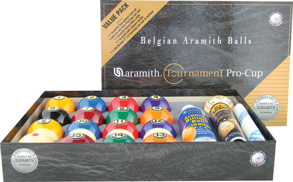 Aramith Tournament Pro Cup Value Pack Ball Set