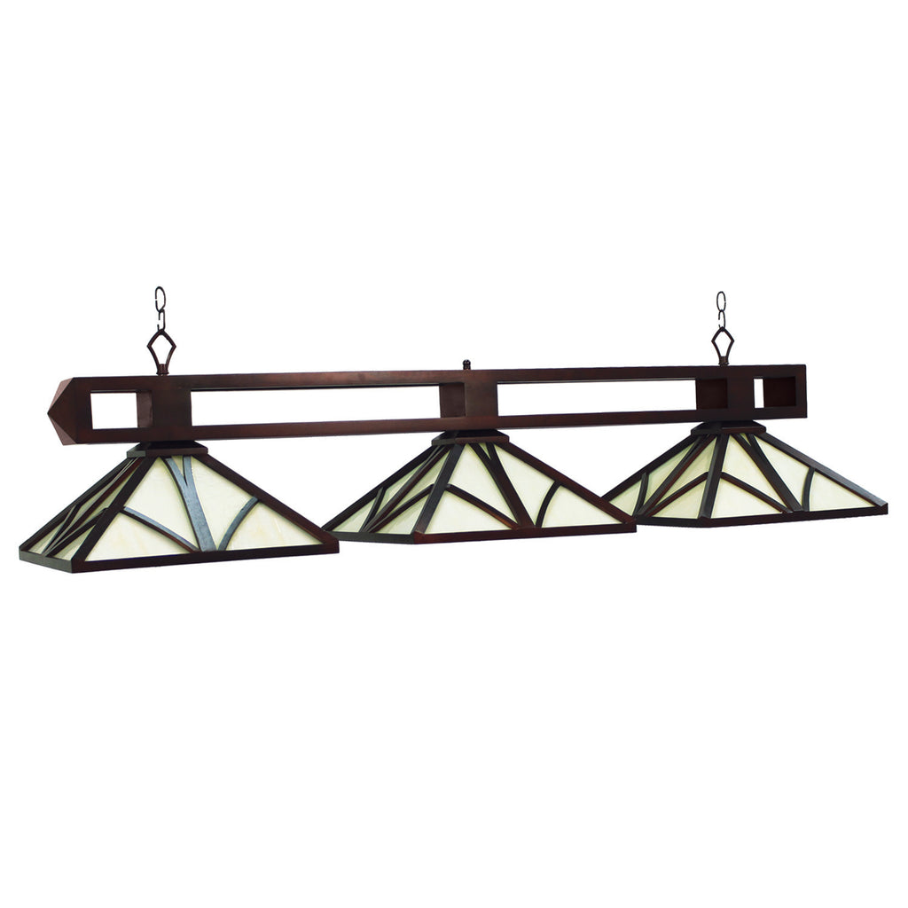 CHATEAU- 56" 3LT BILLIARD LIGHT-ENGLISH TUDOR