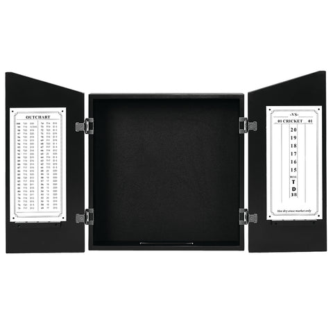 DARTBOARD CABINET-BLACK