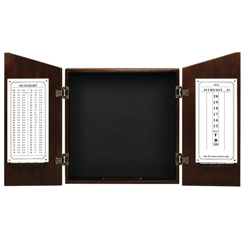 DARTBOARD CABINET-CAPPUCCINO