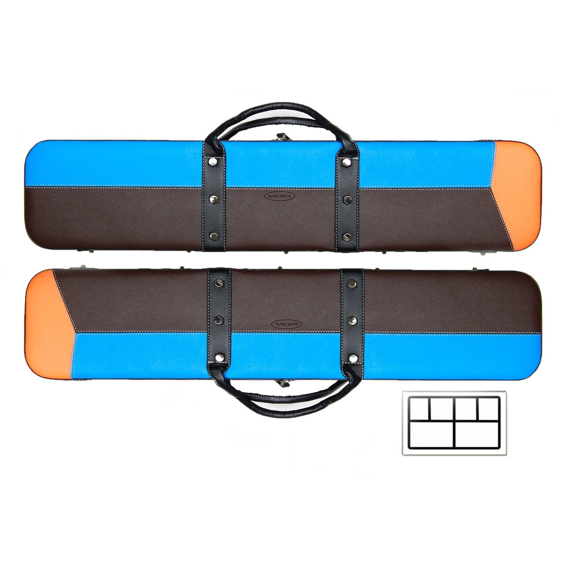 Delta Blue & Brown 2x4 Soft Case