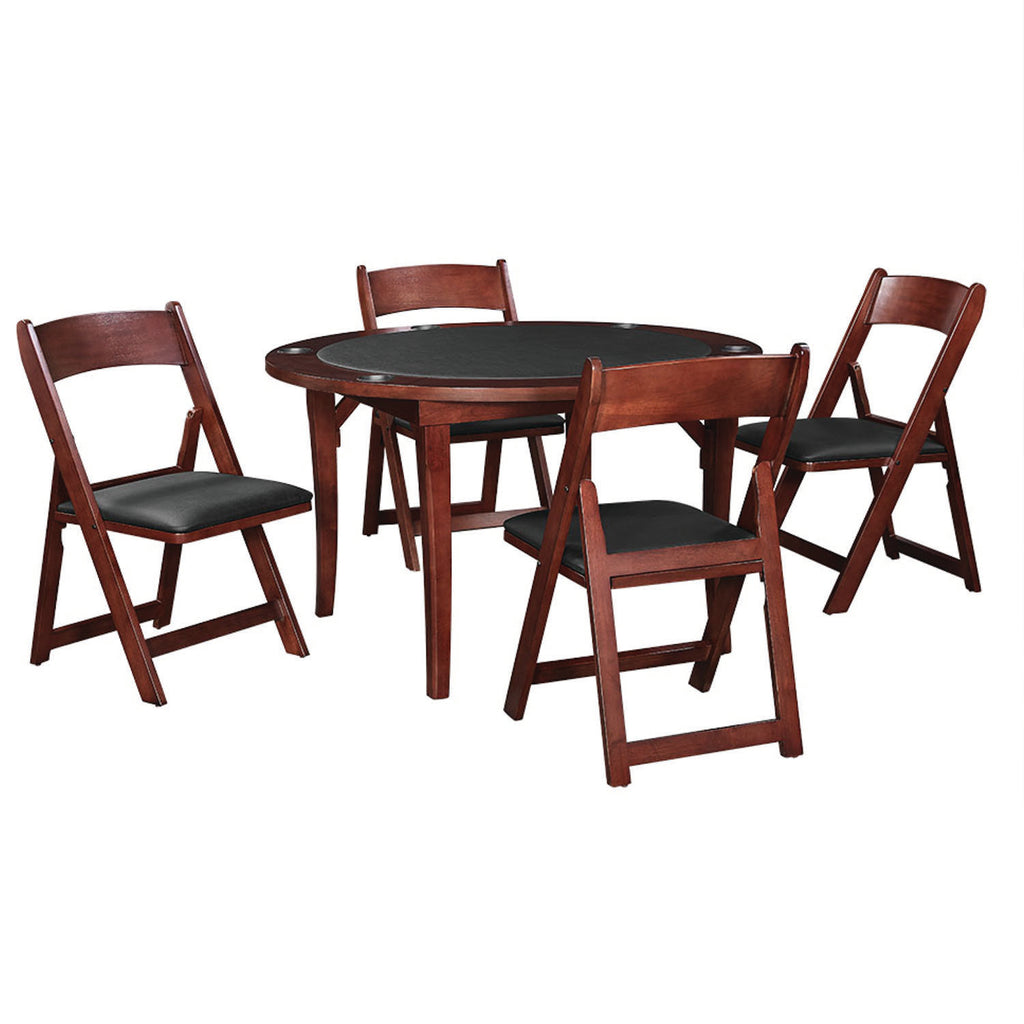 FOLDING GAME CHAIR - ENGLISH TUDOR
