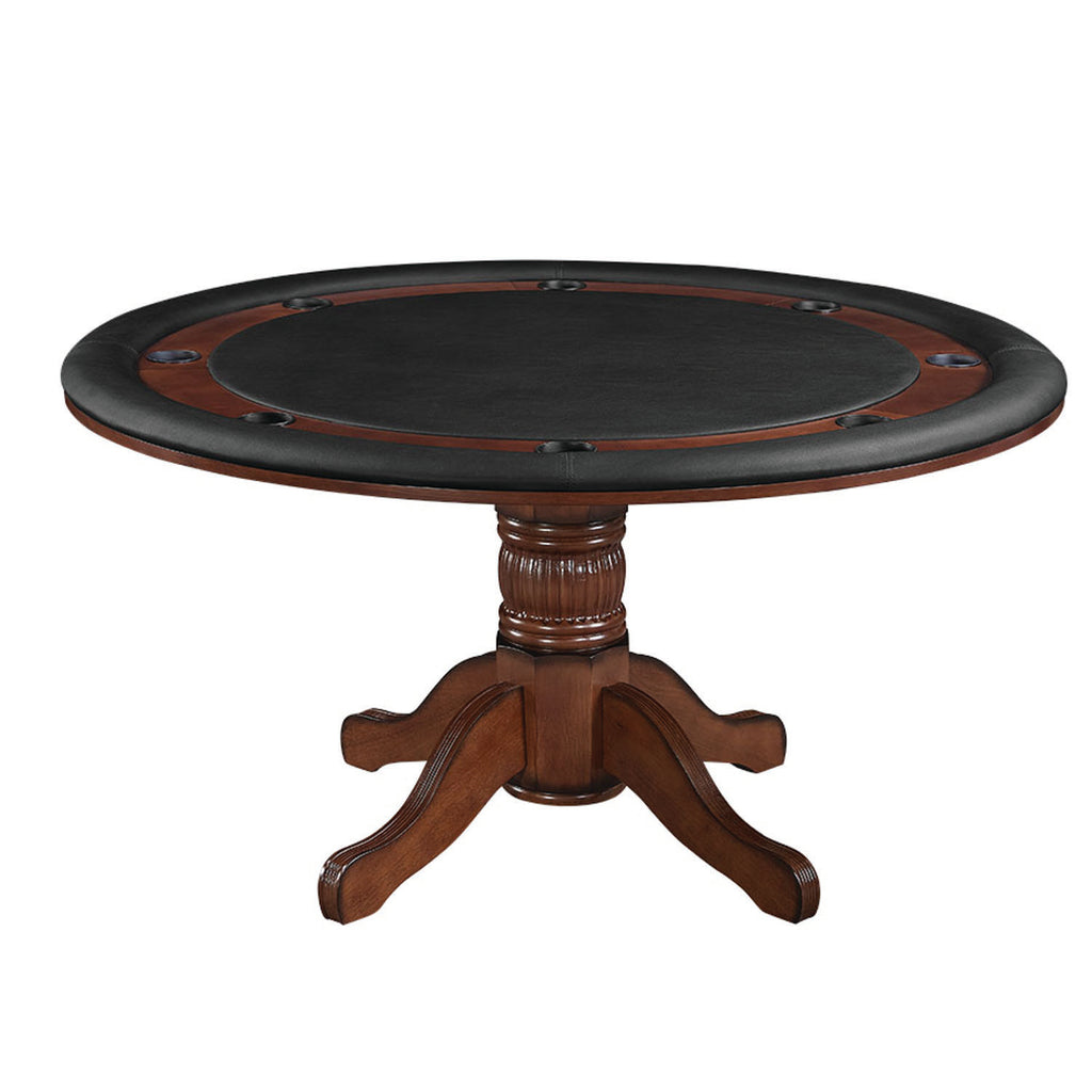 60" 2 IN 1 GAME TABLE - CHESTNUT