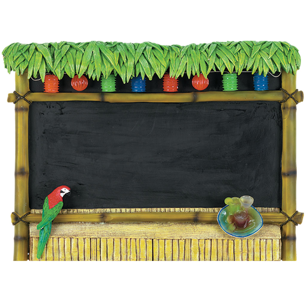 23" H 30"W CHALKBOARD TIKI BAR