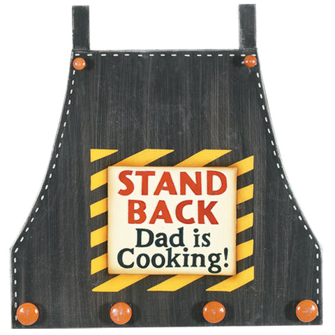 STAND BACK -DAD IS COOKING