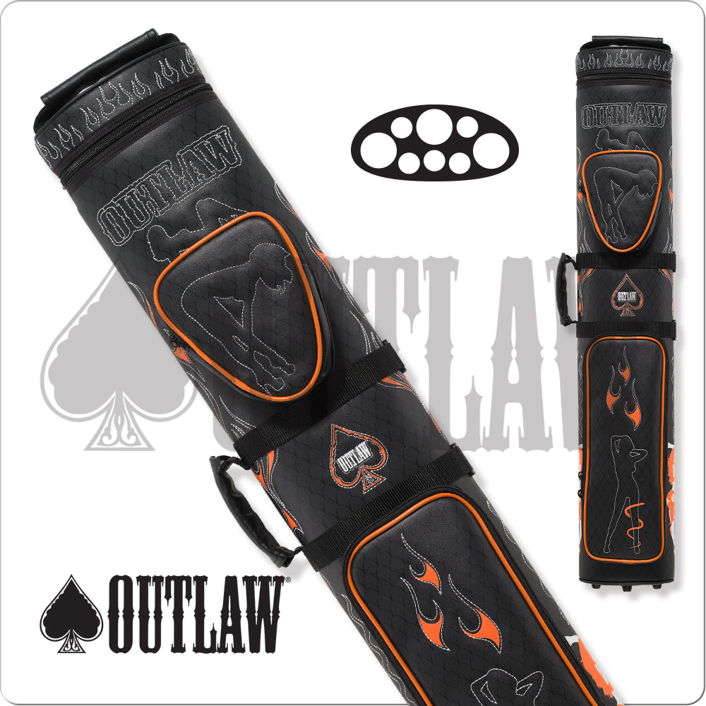 Outlaw Case - Flames - 3x5