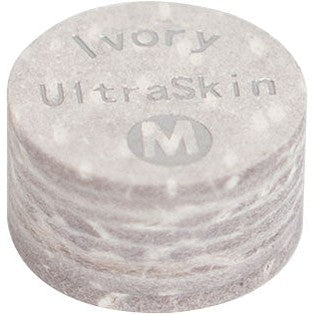 Pool Cue Accessories - Pool Cue Tips - Ultra Skin Ivory - Medium