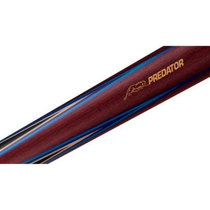 Predator 4 Point Sneaky Pete Purple Heart / Blue Points Linen Wrap Pool Cue
