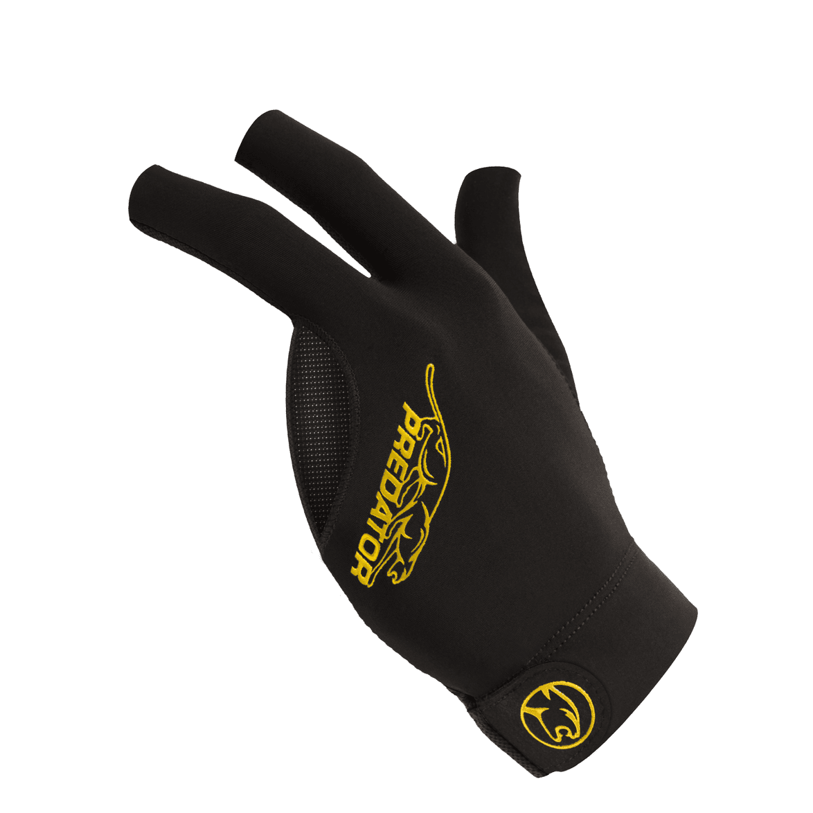 Predator Second Skin Billiard Gloves - Black Yellow