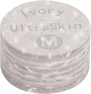 Pool Cue Accessories - Pool Cue Tips - Ultra Skin Ivory - Medium
