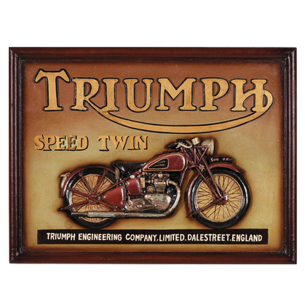 PUB SIGN TRIUMPH SPEED TWIN